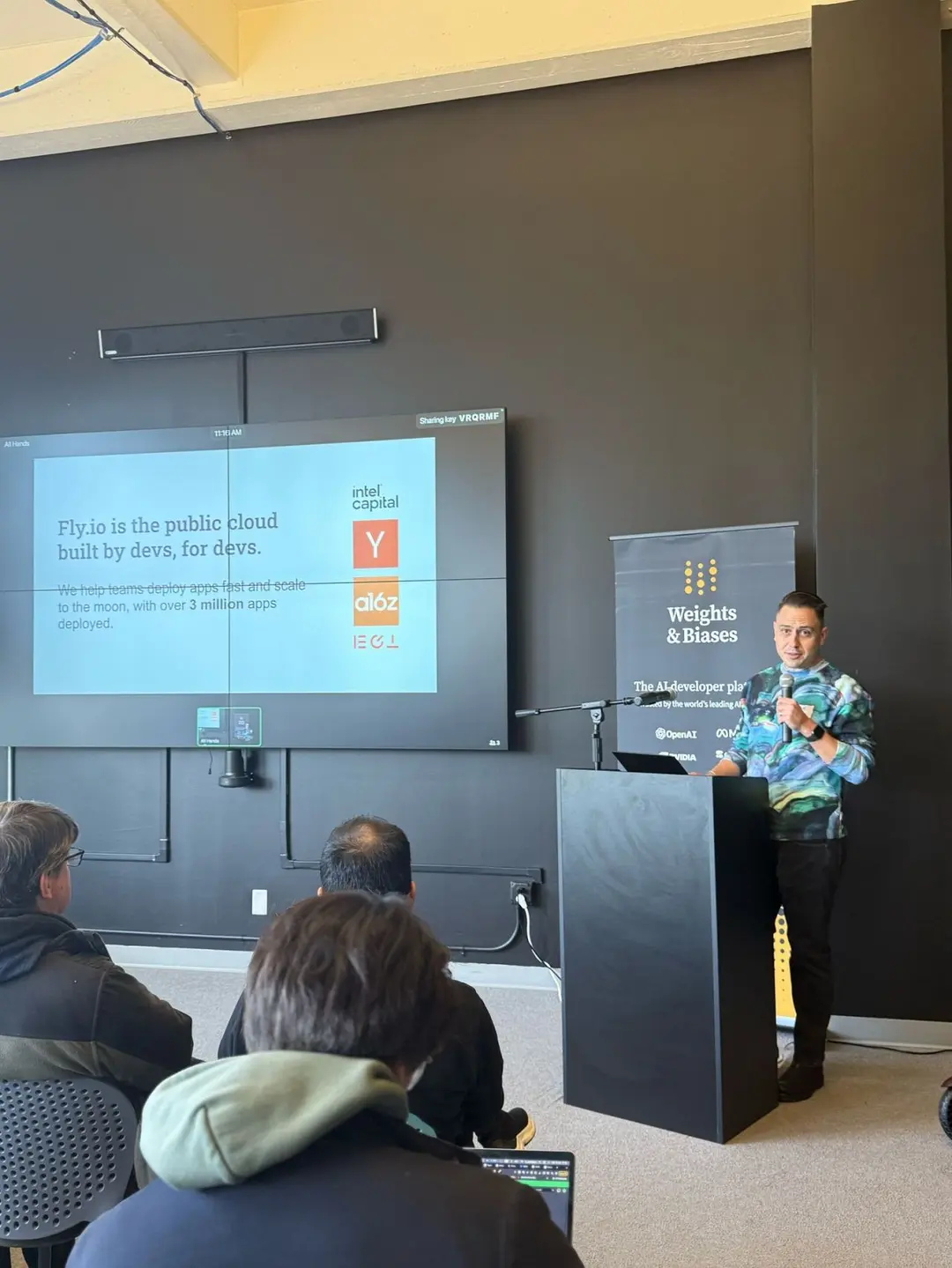 Team working in a vibrant office space